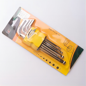 T10 T15 T20 T25 T27 T30 tt45 T50 karbon çelik bilye nokta kafa 9 adet L tipi alyan anahtarı takımı dokuz adet l-tipi Allen anahtarı anahtarı seti - Product Image 3