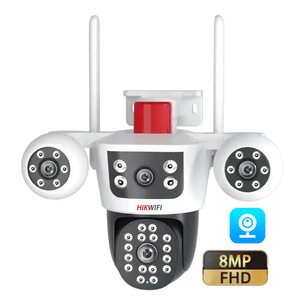 Telecamera panoramica a quattro lenti appena rilasciata telecamera Wifi Wireless 4K HD a colori notte Ptz 360 gradi Ip telecamera di sicurezza - Product Image 1