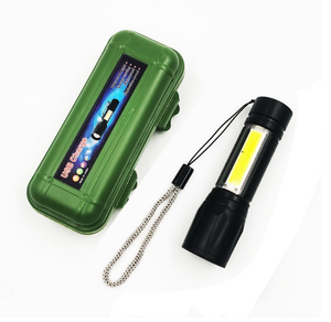 Çok fonksiyonlu teleskopik odaklama su geçirmez 3w cob led xpe cep minik meşale ışık şarj edilebilir mini fenerleri - Product Image 3