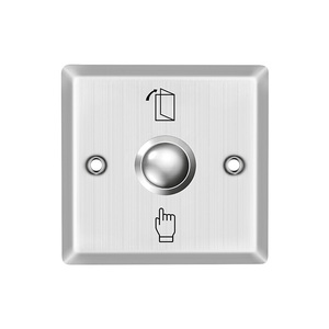 Pulsador de liberación de puerta de acero inoxidable Vians, botón de salida - Product Image 1
