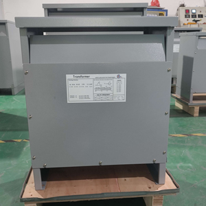 Voltaje de entrada 480V Voltaje de salida 220V/127V Cada uno 2.5% grifos Transformador de bobinado de cobre 100% trifásico 75 Kva