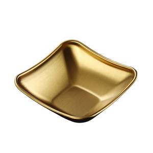 Retro Rechteck Edelstahl platte Buffet Präsentation stablett Metall Lebensmittel Serviert eller Home Storage & Organisation Snack Dish