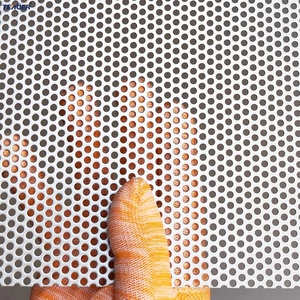 Kiến trúc hiện đại đục lỗ kim loại tấm bảng điều khiển thông gió công nghiệp chống ăn mòn Trần Acoustic điều trị vật liệu - Product Image 1