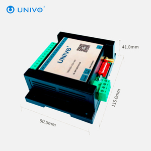 UNIVO 10kmワイヤレスLoRa IoTモジュール4チャンネルDI DO AI AO: スイッチ + アナログ信号、ポイントツーポイントRS485ネットワーク通信 - Product Image 4