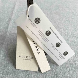Custom Color Printing Design Hang Tag With Plastic Seal <strong>String</strong> <strong>High</strong> <strong>Quality</strong> Good Price Hang Tag <strong>Strings</strong> Luxury Garment Hang Tag - Product Image 2