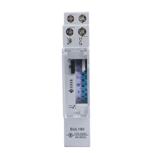 Din ray 17.5mm genişlik mekanik zamanlayıcı anahtarı 96 kez on/off günde zaman Set aralığı 15 Mins zamanlayıcı 110V 220V - Product Image 1