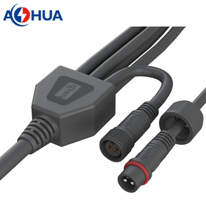 1 a 2 3 4 5 6 Cables de salida Solución de cable Macho Hembra Conector de distribuidor de energía a prueba de agua 2 3 4 Pin - Product Image 3