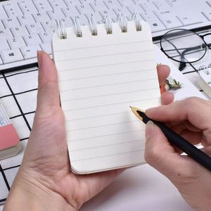 50 hojas/almohadilla de alambre encuadernación en espiral en la parte superior Bloc de notas personalizado Mini Bloc de notas de línea Lista de verificación Bloc de notas Notebook