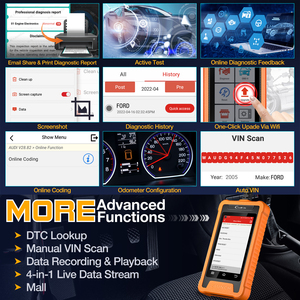 LAUNCH <strong>2025</strong> Creader Elite for FORD All System Diagnostic Machine ECU Coding OBD2 EOBD Auto Engine Scan Active <strong>Test</strong> - Product Image 5