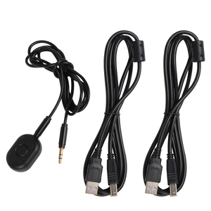 VCOM 2进1出DP KVM交换机4K 30Hz USB2.0显示端口1.2版本，带电脑键盘鼠标打印机2 pcs共享 - Product Image 3