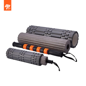 Meilleure vente Ensemble de <span class=keywords><strong>massage</strong></span> musculaire fitness de haute qualité personnalisé Rouleau de yoga en mousse chauffant 3 en 1 Orange + Noir 45x16.5cm LIVEUP - Product Image 1