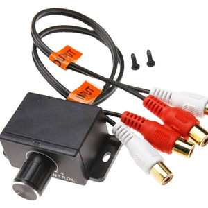 Amplificador de potencia automotriz Regulador de volumen RCA hembra Entrada/Salida 2RCA macho/hembra volumen de control - Product Image 3
