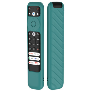 Yumuşak darbeye silikon kapak uzaktan kumanda koruyucu kılıf kabuk için TCL RC902 uzaktan kumanda ile kayış - Product Image 2