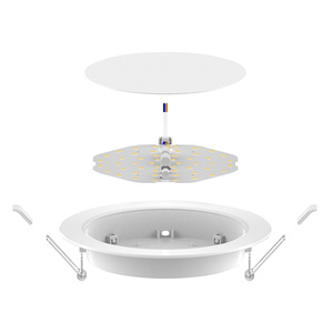 ไฟสปอตไลท์ LED ดาวน์ไลท์6W กรอบกรอบพลาสติกพร้อมอลูมิเนียมขนาดเล็กกันแสงสะท้อนกลมเพดานติดตั้งบนพื้นผิว4นิ้ว4000 K - Product Image 4