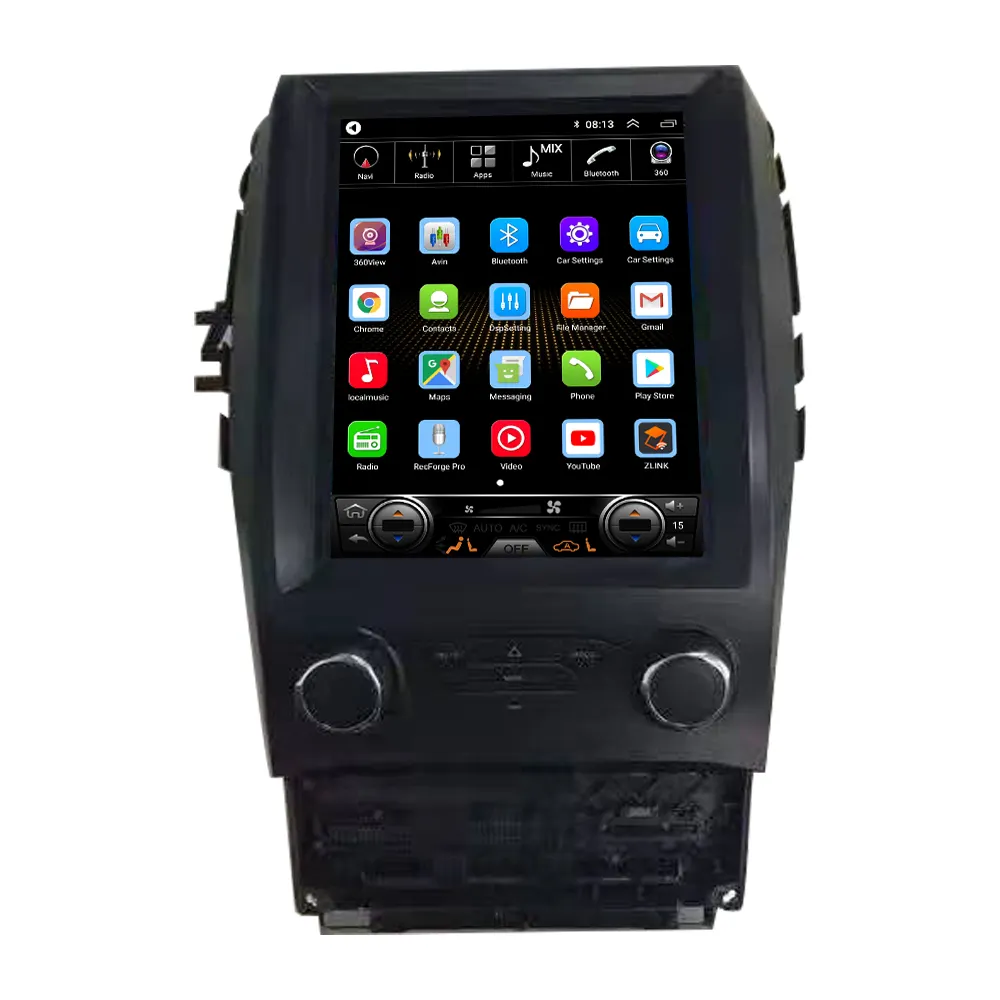 Para Toyota COROLLA 2008-2012 Dispositivo Duplo Din 2 Rádio Unidade Central Octa Quad-Core Android Navegação GPS Som Do Carro Carplay