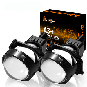 Evrensel araba lazer led RHD LHD 65W hi düşük işın H4 H7 9005 9006 süper parlak 3.0 2.5 inç bi led projektör lens - Product Image 1