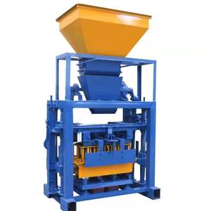 Máquina automática de fabricación de bloques y ladrillos QT4 para importador de ladrillos de cemento Máquina de ladrillos Coco en Túnez - Product Image 3