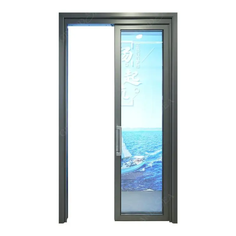 Pt Door Design moderne Utilisation extérieure et intérieure Porte pliante coulissante Porte en verre personnalisée Pd de la maison