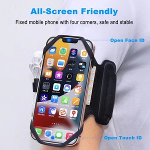 <strong>Running</strong> Armband 360&deg;Rotatable Phone Holder Fit 4.5-7in for Android IOS Samsung With Card Pockets for <strong>Running</strong> Cycling - Product Image 4