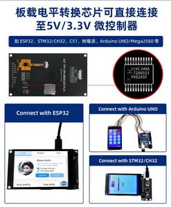 4 pollici SPI Compliant TFT Display per Esp32 STM32 per Arduino con tecnologia Touch capacitivo