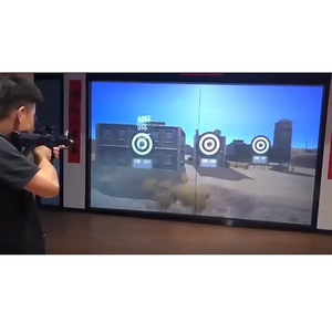 Interior adultos disparar entrenamiento pistola láser juego de pared interactivo multi persona VR LED tiro sistema de entrenamiento de tiro simulado - Product Image 2