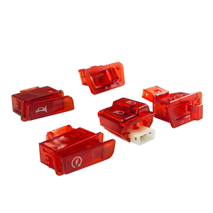Bộ phụ kiện năm công tắc sửa đổi xe máy công tắc đèn pha đèn pha bằng nhựa công tắc khởi động còi mờ - Product Image 1