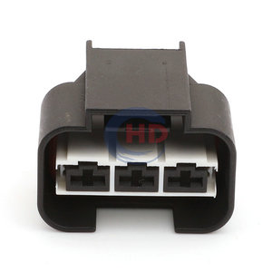 3 vías 1743271-2 impermeable Auto condensador ventilador Motor enchufe conector enchufe con bloque de terminales arnés de cables para Hyundai Kia - Product Image 4