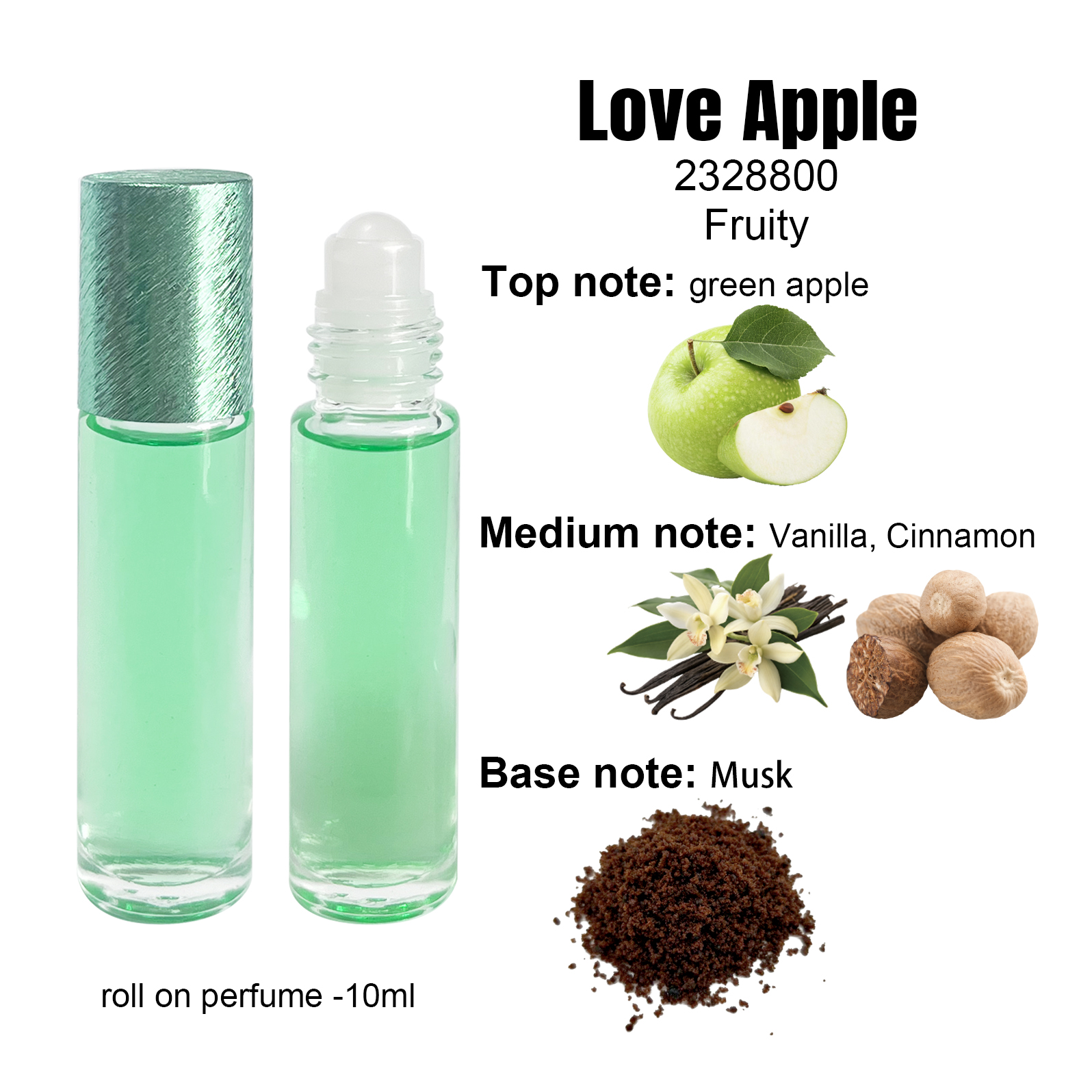 Rouleau d'amour aux pommes -10ml