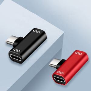 小米华为三星耳机耳机转换器音频充电器适配器适配器2合1 usb-c型OTG电缆适配器分离器 - Product Image 2