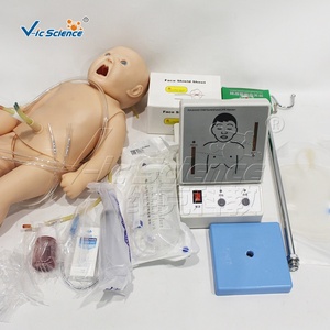 Manequim Simulador para Treinamento Abrangente de Habilidades Cirúrgicas Modelo Avançado de Simulador de Recém-nascido com Funções Completas de Enfermagem e RCP - Product Image 1