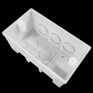 Beton duvar montaj terminali kutusu için tip plastik soket 4x4 /4x2 anahtar ve soket için Fit - Product Image 1