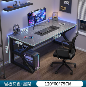 Venta al por mayor de diseño popular en forma de C pata de metal PC Gaming Table Computer Desk Multi Game Table - Product Image 2