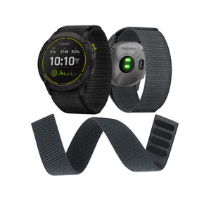 Eraysun 22mm 26mm <strong>Hook</strong> <strong>Loop</strong> Nylon Band <strong>Strap</strong> for Garmin Enduro Fenix 6 6X Pro 5X Plus/TACTIX DELTA/MK2i/Forerunner 945 Watchband - Product Image 1