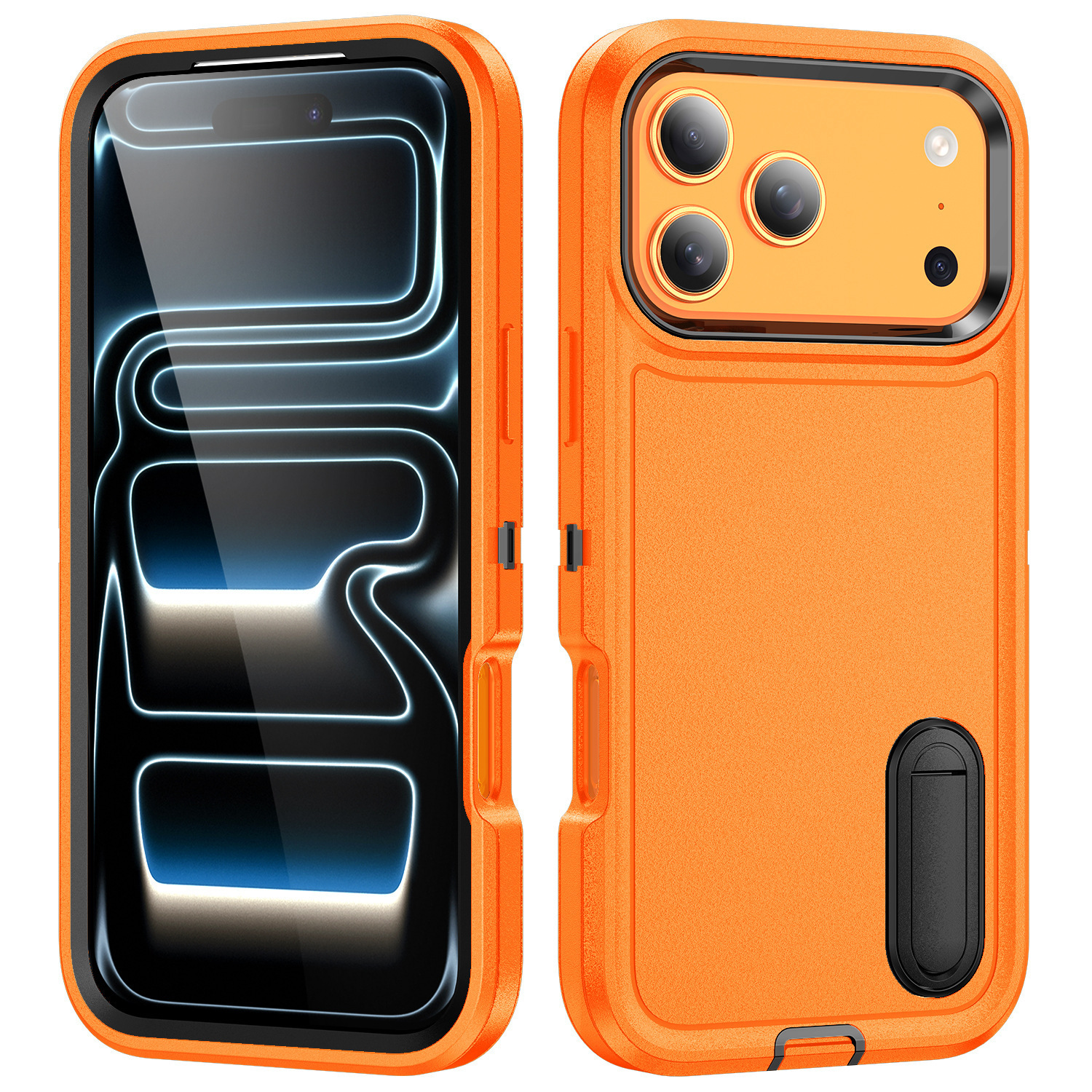 Naranja + negro