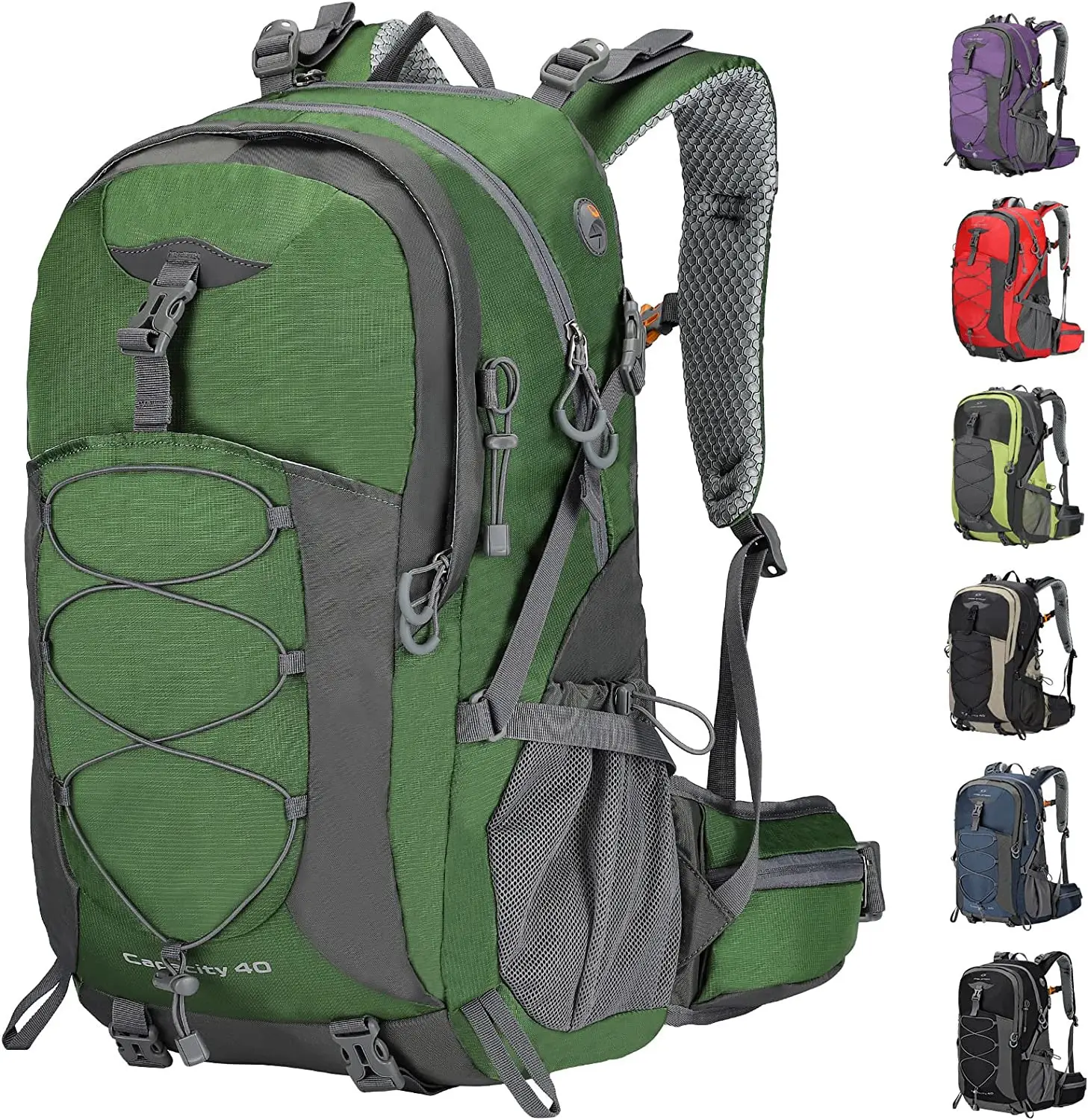 Woqi Pack Canvas traveling escursionismo zaini borsa da campeggio con idratazione della vescica d'acqua