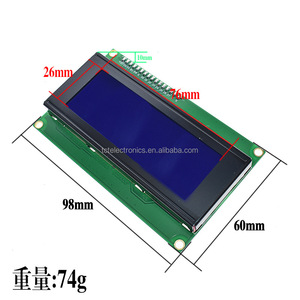 Schermo LCD LCD2004 2004A di alta qualità LCD2004 display modulo LCD 20*4 5V LCD/LCM con colore blu o giallo verde - Product Image 6