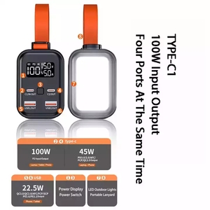 100w Pd Power Bank 30000mah Power Bank 4 Port Output Fast Charging Pd100W Big Capacity Mobile Phone Portable <strong>Charger</strong> - Product Image 6