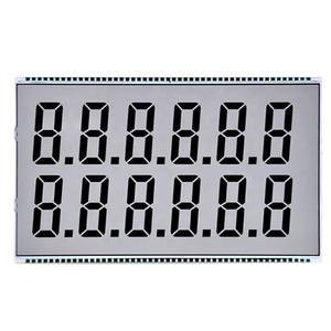 Personalizzato 7 segmenti 4 /5 /6 /12/20 /22 cifre TN STN FSTN VA display LCD dello schermo auto a cristalli liquidi per distributore di Carburante display lcd modulo - Product Image 2