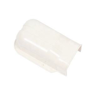 4&quot; W <strong>Entry</strong> Wall Cover Decorative PVC Line Set Cover Kit Accessories for Ductless Mini <strong>Split</strong> Air Conditioners - Product Image 4