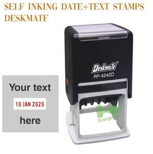 Deskmate tự-mực nhựa tem cho văn phòng sử dụng tùy chỉnh ngày + Văn bản tiền gửi Ngân hàng nhận được trả tiền fax gửi qua <span class=keywords><strong>email</strong></span> tem - Product Image 4