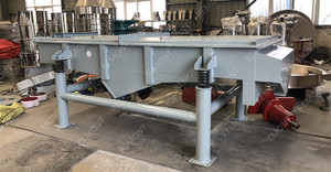 Macchina separatrice lineare a schermo vibrante classificatore di granuli di polvere setaccio industriale - Product Image 3