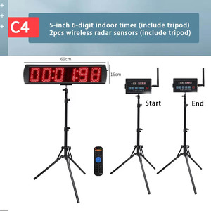GANXIN telecomando orologio da corsa Wireless rilevamento Radar pista da corsa Timer per il calcio basket Dribbling formazione - Product Image 6