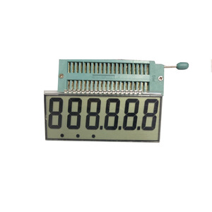 Factory Manufacturer Made 7 segment lcd screen 6 digit 6 punkt Transmisive lcd display mit LED Backlight für Electronic skala - Product Image 4