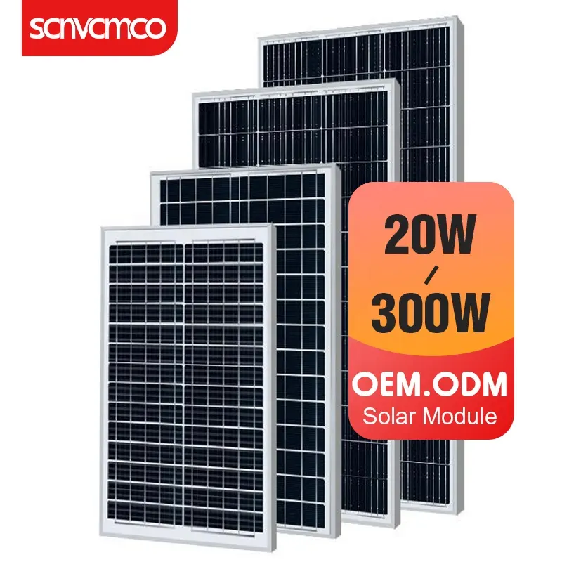 ODM OEM Small Camp Solarmodule 12V 60W 150W 80W 180W 30W 40W 200 Watt Solarstrom modul zu verkaufen