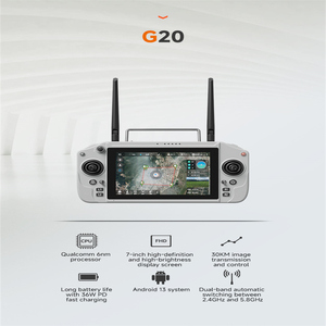 Skydroid G20การควบคุมระยะไกลพร้อมโปรเซสเซอร์6Nm 2.4 ghz/ 5.8GHz dual band 7นิ้วจอแสดงผลความละเอียดสูง30km ส่งภาพ - Product Image 3