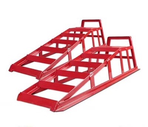 Otomobil araç bakım Premium park ekipmanları için 2Ton ekstra geniş ağır Metal rampalar - Product Image 2