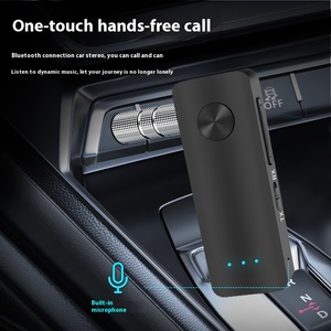 AUX dos en uno de alta calidad para adaptador Bluetooth 5,0 receptor transmisor de Audio inalámbrico para coche con salida USB 5V reproducción de CD de plástico - Product Image 4