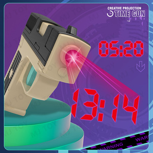 New Cool Game <strong>Toy</strong> Store Small Objects <strong>Gun</strong> Creative Portable Digital Clock Projection Time <strong>Gun</strong> <strong>Toys</strong> for Kids - Product Image 5
