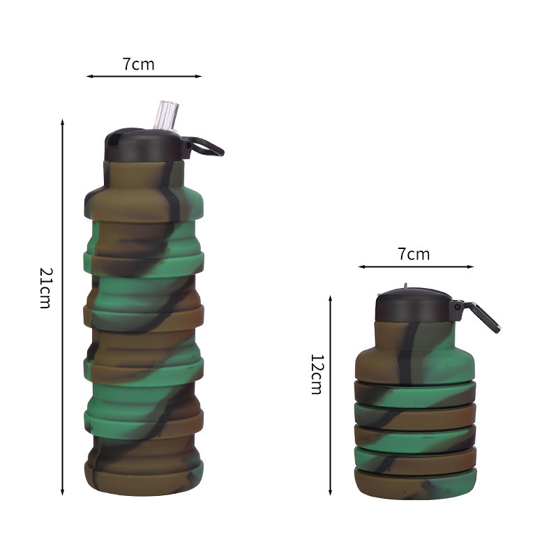 Cache ventouse en camouflage vert militaire