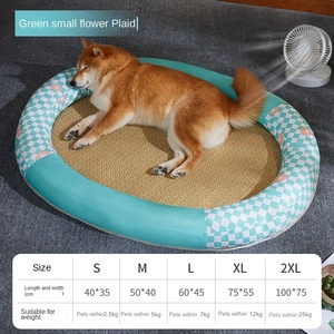メーカーカスタマイズ籐小中サイズ犬の巣猫マットクッション猫ドーナツベッド冷却犬ベッド - Product Image 6